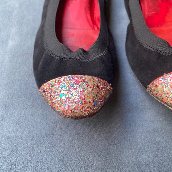 Chanel Limited Edition Glitter Ballet Flats - Picture 12 of 17